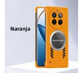 No Border Car Mounted Magnetic Attraction Case for Realme 12 11 Pro Plus Noeo 6 Se 3 2 Pro Gt 5 Heat Dissipation Hard Case