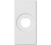 Placa K45 para 1 conector -BN blanco nieve SIMON K102/9