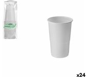 Set de Vasos Algon Blanco 300 ml 20 Piezas (24 Unidades)