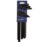 Juego Petaca 9 Llaves Acodadas Pavonadas Torx® T10-T50 458-9-H Irimo