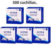 100/500PCS Single-sided Razor Blades Men's Safety Shaver Stainless Steel Manual Razor Blade  Barbershop Shaving Supplies