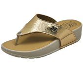 Shoes Caminar Y Tiempo Libre marca Fly Flot para mujer en color oro