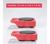 New Heavy Duty Furniture Lifter Furniture Moving Transport Roller Set Lifter Transport Tool Furniture Mover Roller Wheel