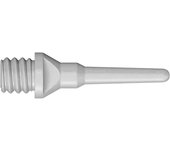 Punta Designa Tufflex Micro 16mm 100u. Blanca Dardos,Puntas Plástico
