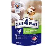 Comida húmeda para perros adultos CLUB 4 PAWS Premium - Pollo con gelatina, pack de 24*100g