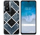 Funda Silicona para Vivo Y76 5G diseño Mármol 06 Dibujos