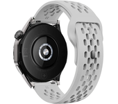 18mm 20mm 22mm hole Silicone Band for Samsung Galaxy Watch 6 5 4 for Huawei GT4 3 GT2 pro bracelet for Garmin Vivoactive 4 strap