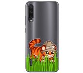 Tumundosmartphone Funda Gel Transparente para Xiaomi Mi A3 diseño Tigre Dibujos
