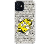 Funda original compatible con iPhone 12 Mini con un diseño de Bob Esponja Comic