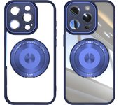 Magnetic Suction Rotating 360 ° stand phone case For iPhone 15 14 13 12 Pro Max With Lens Film Phone Case