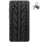 Tumundosmartphone Funda Gel Tpu para Alcatel 1B 2020 diseño Neumatico Dibujos