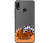 Tumundosmartphone Funda Gel Transparente para Huawei P Smart 2019 / Honor 10 Lite diseño Bufalo Dibujos