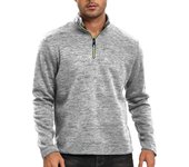 Autumn Men's Half Zipper Thicker Sweatshirts Solid Color Pullover for Male Turtleneck Sweaters Lightweight Warm Jacket Coats