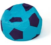 Bolsa de fútbol Sako puf azul-verde XXL 140 cm