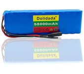 24V 58Ah 7s3p 18650 batería de litio 24V 58000mAh bicicleta eléctrica ciclomotor eléctrico batería de iones de litio + cargador de LA UE
