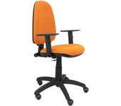 Silla de Oficina Ergonómica Piqueras Y Crespo con Brazos Regulables y Ruedas de Parqué