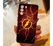 Superhero Flashs Man For Samsung S23 S22 S21 Ultra S20 FE S10 S9 Plus Lite 4G 5G Frosted Translucent Phone Case Cover