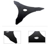 Hoja de desbrozadora de 10" x 3T con máquina de jardinería Adaptador de hoja de cortacésped Kit de mantenimiento de accesorios para malezas frescas y cortacésped.