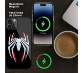 S-Spiderman LOGO Phone Case For iPhone Magesafe Magnetic  15 Pro 11 Mini 12 13 14 Max Plus Shell