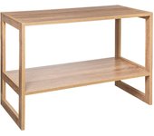 Five Estanterías Apilables Mixtas de 2 Baldas, Fabricado en Madera de Aglomerado, 69x33,5x51 Cm