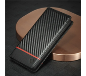 Carbon Fiber Flip Wallet Phone Case for Xiaomi 13T 12T 11T 11 Lite POCO X5 X4 X3 Pro Holder Cover Redmi Note 12 12S 11S 11 Pro