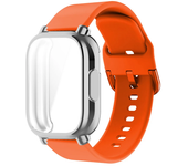 22mm Silicone Strap With Case For Xiaomi Redmi Watch 5 Active Lite Smart Watch Wrist Band And Case For Redmi Watch 5 Active Lite