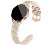 22mm 20mm strap for samsung galaxy watch 7 6 5 4 44mm 40mm 6classic band bling silicone strap HW watch GT 5 4 3 46mm 42mm strap