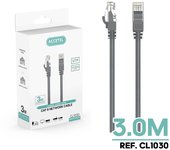 CL1030 Cable Internet LAN CAT6 Gris - (3M)