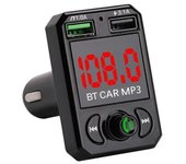 Transmisor Reproductor MP3 con Bluetooth y Tarjeta TF para Coche