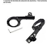 360° Motorcycle Handlebar Mount Aluminum Holder Bike Bracket For GoPro Hero 12 11 10 9 8 Insta360 Osmo Action Camera Accessories
