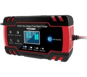 Cargador de badería de Emergencia para Coche, Banco de Energía con Pantalla LCD, enchufe de la UE, 12V/24V