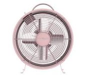 Cecotec 8210 EnergySilence 400 RetroDesk Pink Ventilador de sobremesa estilo retro color rosa de 8" con 25 W y 4 aspas.