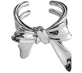 Punk Dedo Arco Ballet zapatillas apertura Anillo simple Fiesta joyería