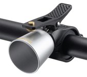 Timbre de bicicleta clásico Timbre de bicicleta Timbres de bicicleta de montaña para adultos con sonido fuerte y ajuste - plateado