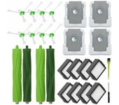 Piezas de repuesto para iRobot i7 i7 + I3 I4 + I6 I6 i8 i8 + J7, Accesorios para Roomba 2 Pares de Tornillos principales, 8 filtros, 8 Filtros laterales, 4 Bolsas Para El Polvo Derrui