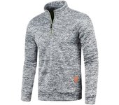 Men's Collar Half zipper Sweatshirts Spring Autumn Casual Pullover for Male Sweat Outdoor Turtleneck Coats Solid Sports Clothing