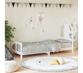 vidaXL Estructura de cama para niños madera de pino blanco 80x200 cm