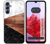 Tumundosmartphone Funda Silicona para Samsung Galaxy M34 5G diseño Mármol 11 Dibujos