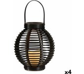 Farol LED Ibergarden B5004 Marrón Plástico 21 x 23,7 x 21 cm (4 Unidades)