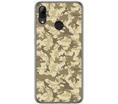 Tumundosmartphone Funda Gel Tpu para Huawei P Smart 2019 / Honor 10 Lite diseño Sand Camuflaje Dibujos