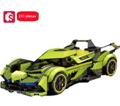 SEMBO Sports Car Building Blocks MOC Racing Vehicle Models Off-Road Assembly Bricks Car Construction Set for Boys Toy Kids Gifts