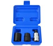JUEGO DE VASOS PARA FRENOS CARRACA 1/2" PUNTA PENTAGONAL GIRLING Y BENDIX 3 PZS