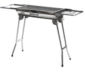 InnovaGoods® Barbacoa ExelQ, Barbacoa carbon portatil, parrilla barbacoa portatil, fácil y comodo traslado, Ideal para el ahorro de espacio, Acero inoxidable