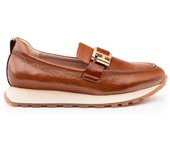 Zapato Mocasin De Mujer Hispanitas 243621 Cuero