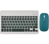 Teclado y Ratón inalámbrico para iPad Air 5, 4 Pro, 11, Bluetooth, Español, Inglés, Android, IOS, Windows, Phone, Tablet