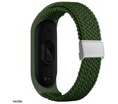 Bracelet for Mi band 7 Strap Elastic adjustable metal Nylon Braided Miband4 miband 5 correa pulseira for xiaomi Mi band 4 3 5 6