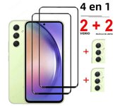 4in1 Tempered glass For Samsung Galaxy A54 A34 A14 A53 5G Lens Film For Samsung A12 A13 A32 4G A52s A52 A33 Screen Protetor
