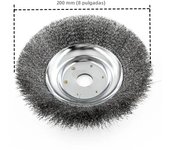 6/8 Inch Grass Trimmer Head Steel Wire Trimming Head Rusting Brush Cutter Mower Wire Weeding Head for Lawn Mowe