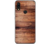Tumundosmartphone Funda Gel Tpu para Xiaomi Redmi 7 diseño Madera 02 Dibujos