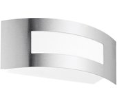 Ledkia Aplique de Pared Exterior de Acero Inoxidable Girig Plateado